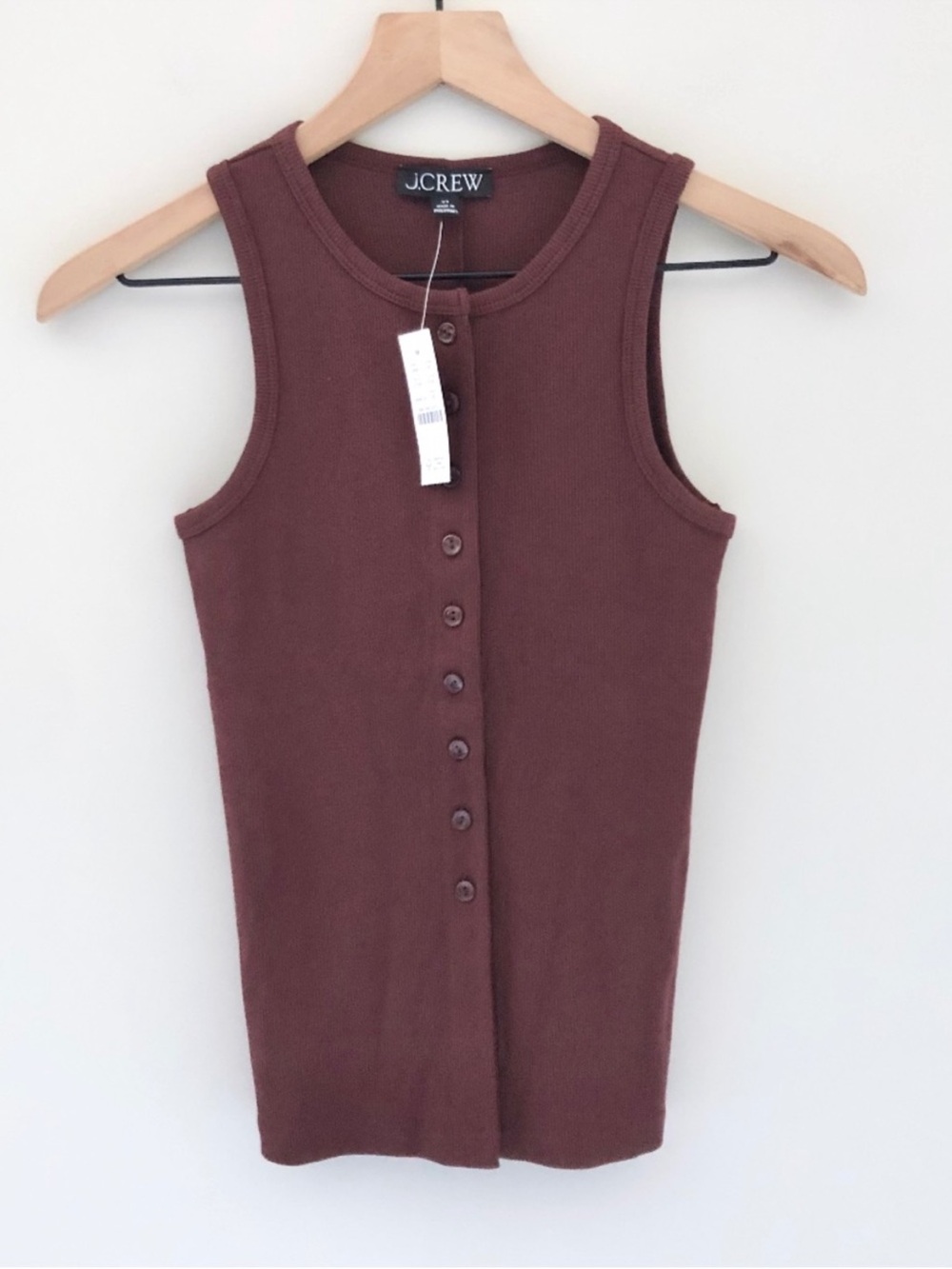 NWT J.Crew Perfect Rib
Button-up Shell Top - Picture 1 of 3